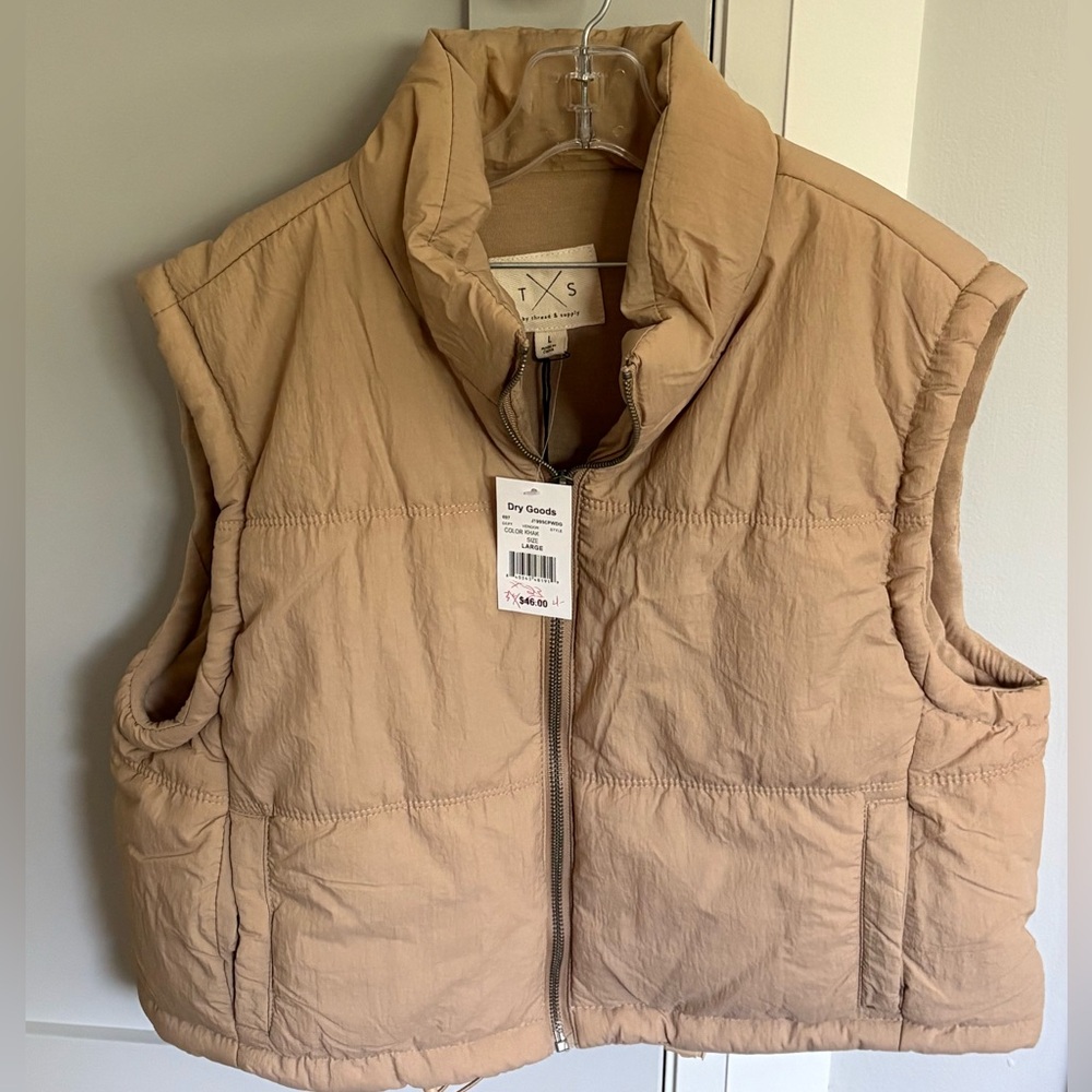 NWT, Thread & Supply Puffer Vest